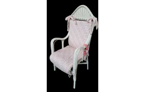 STUHL WEISS RATTAN