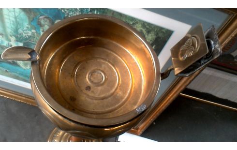 CENDRIER CUIVRE, , BOIS ANCIEN