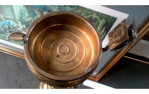 CENDRIER CUIVRE, , BOIS ANCIEN