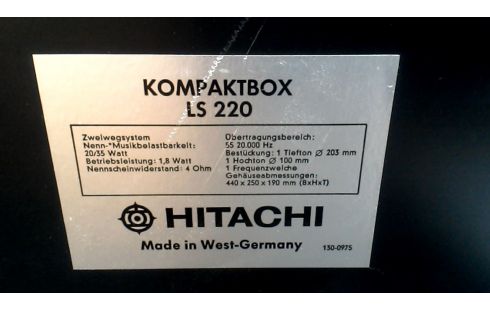 LUIDSPREKER HITACHI