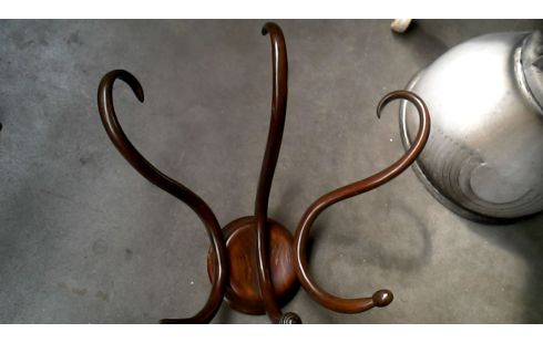 KLEIDERSTÄNDER WAND- THONET STIL AST, , HOLZ