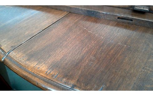 MESA DE COMEDOR REDONDO MACIZO ROBLE ALARGO