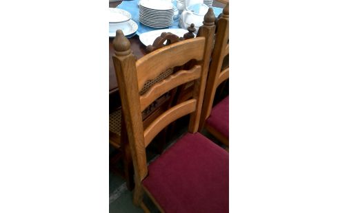 6 STÜHLE RUSTIKAL MASSIV EICHE