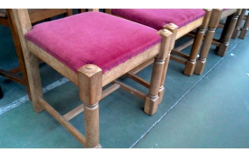 6 STÜHLE RUSTIKAL MASSIV EICHE