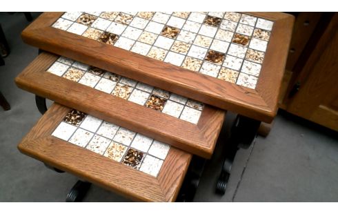 CREDENCE SET CHENE FER FORGE