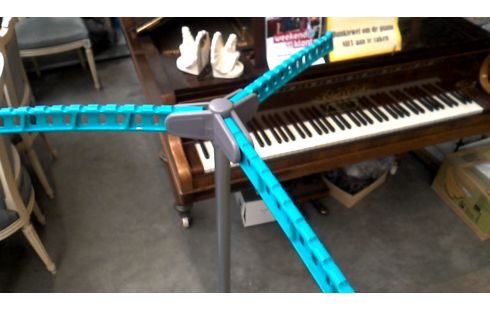 WÄSCHESTÄNDER GRAU TÜRKIS METALL PVC