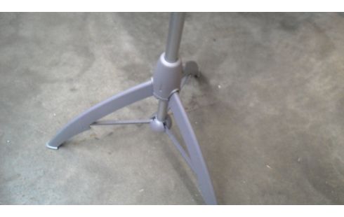 WÄSCHESTÄNDER GRAU TÜRKIS METALL PVC