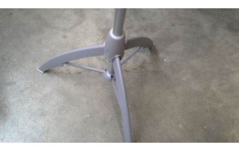 WÄSCHESTÄNDER GRAU TÜRKIS METALL PVC