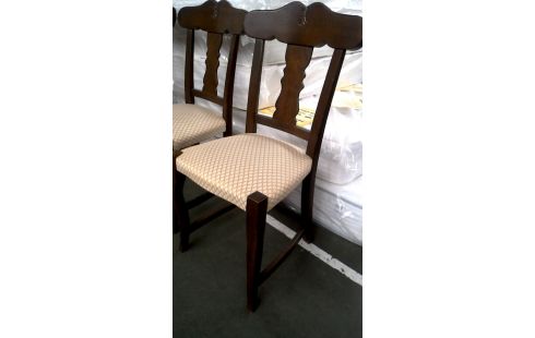 4 SILLAS ROBLE CRUDO TEJIDO