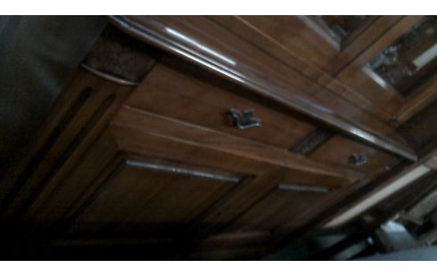 ESCAPARATE, , MUEBLE BAJO. CEREZO SILVESTRE 2 CUERPOS