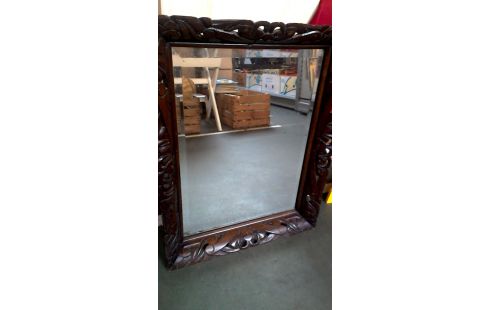 ESPEJO BISELADO ANTIGUO, , MARCO ROBLE