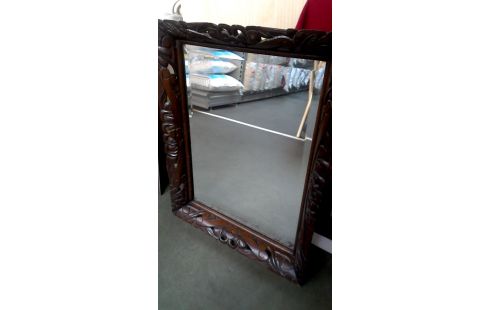 ESPEJO BISELADO ANTIGUO, , MARCO ROBLE