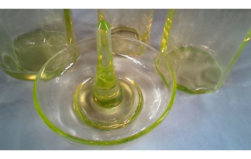 FLACON PARFUM SET VERTE GLACE