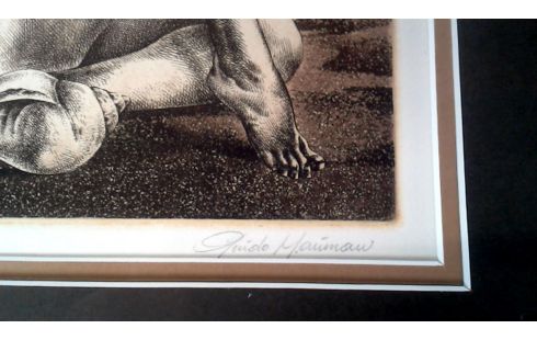 GRABADO COLOR MUJER DEDICATORIA