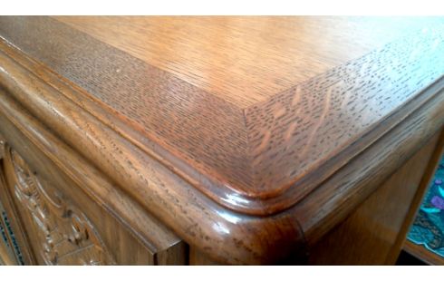 ARMOIRE BRETON 2 PORTES 1 TIROIR CHENE