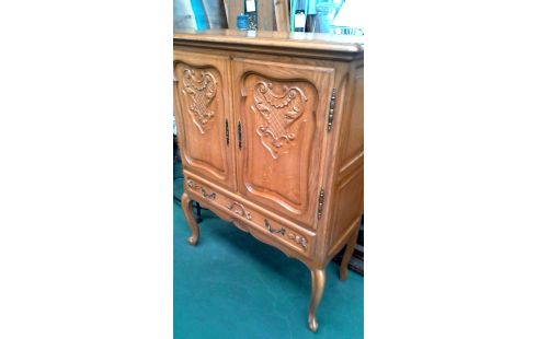 ARMOIRE BRETON 2 PORTES 1 TIROIR CHENE