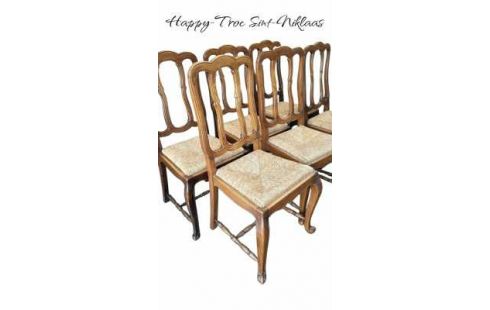 6 SILLAS BRETÓN SILLA DE PAJA