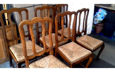 6 SILLAS BRETÓN SILLA DE PAJA