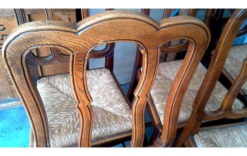 6 SILLAS BRETÓN SILLA DE PAJA