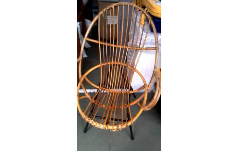 FAUTEUIL VINTAGE ROTIN