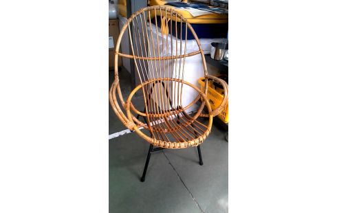 FAUTEUIL VINTAGE ROTIN