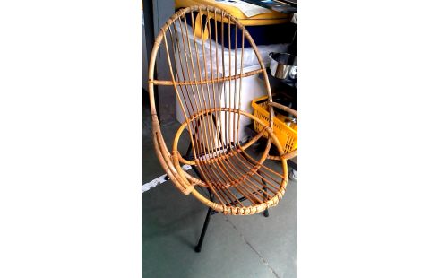 FAUTEUIL VINTAGE ROTIN