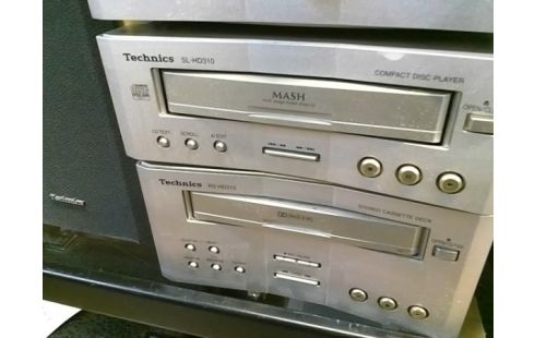 CHAINE HIFI TECHNICS CD/K7/RADIO (SANS TELECOMMANDE) TEST OKAY)