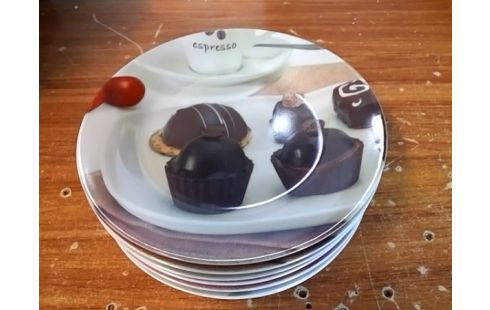 LOT D'ASSIETTES A DESSERT EASY LIFE