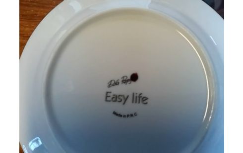 LOT D'ASSIETTES A DESSERT EASY LIFE