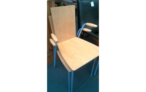 2 STOELEN GRIJS METAAL MULTIPLEX