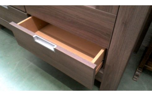 MUEBLE BAJO. 2 PUERTAS / 2 CAJONES, , MADERA LOOK ILUMINADO