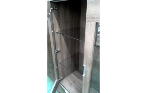 MUEBLE BAJO. 2 PUERTAS / 2 CAJONES, , MADERA LOOK ILUMINADO
