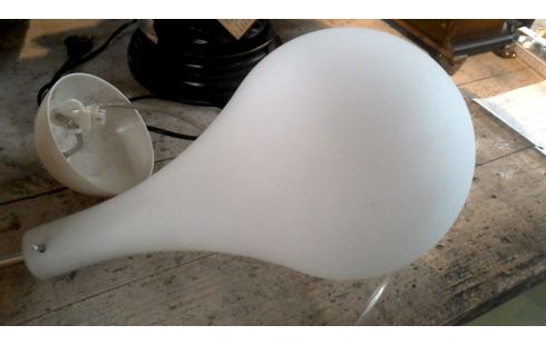 LÁMPARA DE TECHO BLANCA, , OPALINA HIELO