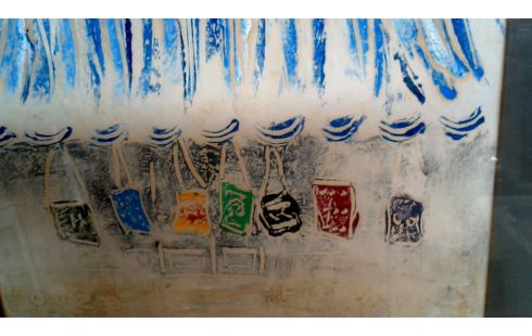 OBJETO DECORACIÓN, , MARCO, , ACUARELA DEDICATORIA