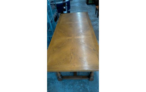 MESA RECTANGULAR ROBLE MACIZO