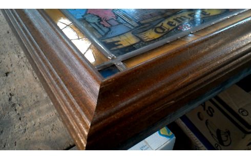 DECO-OBJECT GLAS IN LOOD TEMSE VERLICHT