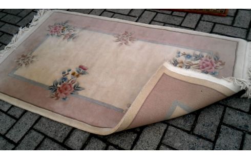 TEPPICH TIBETISCH ROSA BEIGE