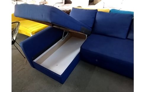 CANAPE D'ANGLE CONVERTBLE-COFFRE