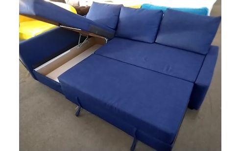 CANAPE D'ANGLE CONVERTBLE-COFFRE