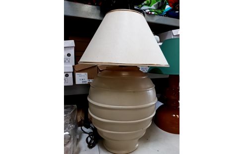 LAMPE DE SALON CERAMIQUE CRÈME