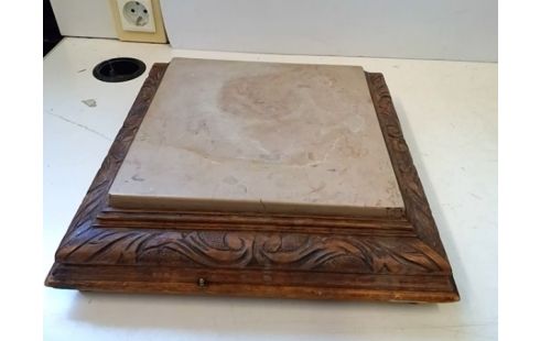 DESSOUS DE PLAT MUSICAL BOIS ET MARBRE