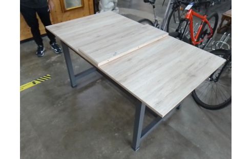 TABLE TYPE MODERNE + 1 ALLONGE 160X90CM