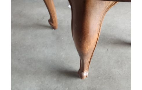 TABLE RONDE BASSE CHENE PIED STYLE LXV