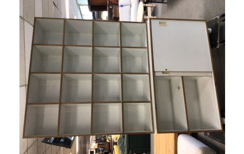 MEUBLE BLANC DOUBLE CORPS