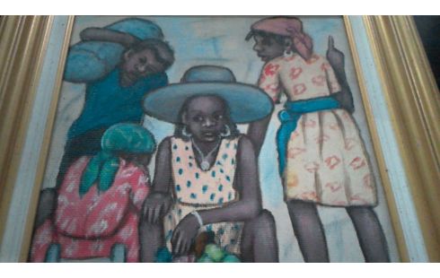 TABLEAU PEINTURE SIGNE CLERVIL FRANCKY