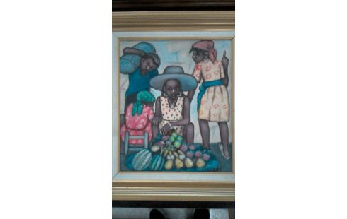 TABLEAU PEINTURE SIGNE CLERVIL FRANCKY