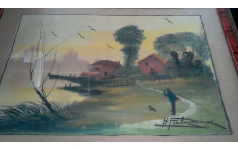 TABLEAU DESSIN SIGNE