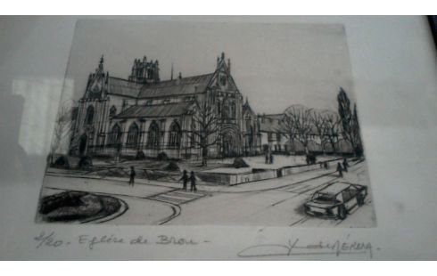 REPRODUCTION BRON 2/20 SIGNEE