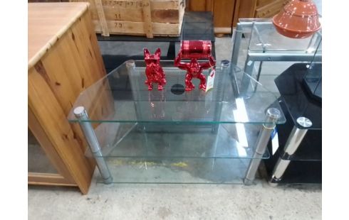 MEUBLE TV VERRE
