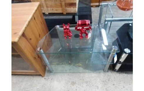 MEUBLE TV VERRE